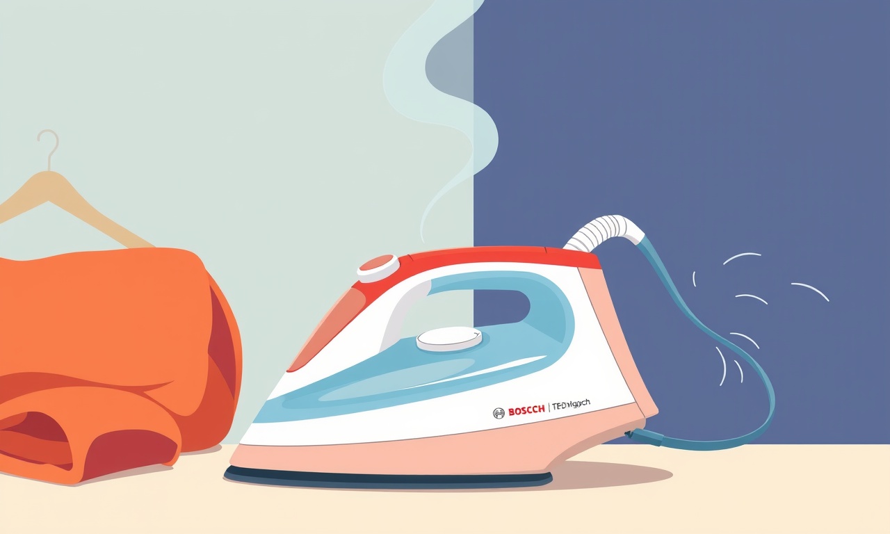 Bosch TMG 500 Steam Iron Noisy Spinning Problem Fix