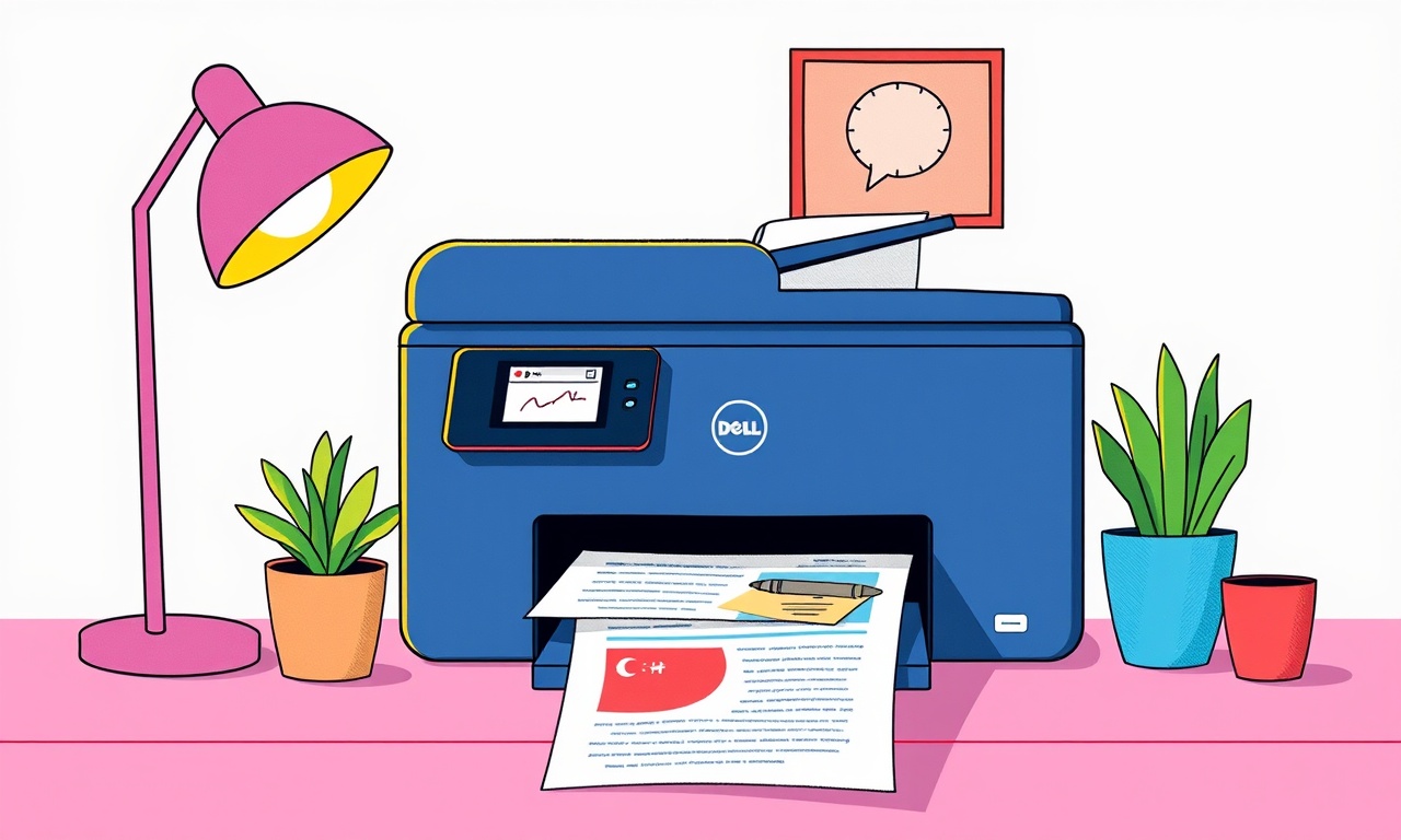 Clearing the Jammed Paper Alert on a Dell E3105