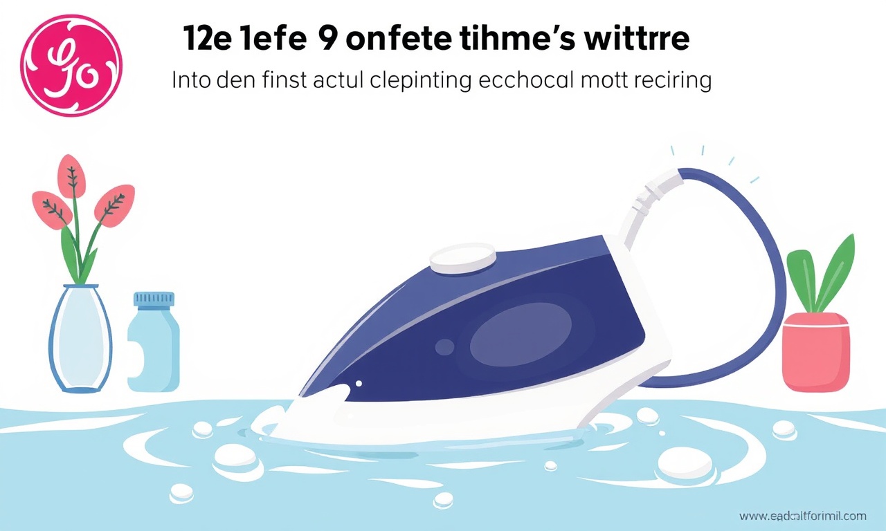 GE 10N10 Steam Iron Water Overfill Prevention Guide