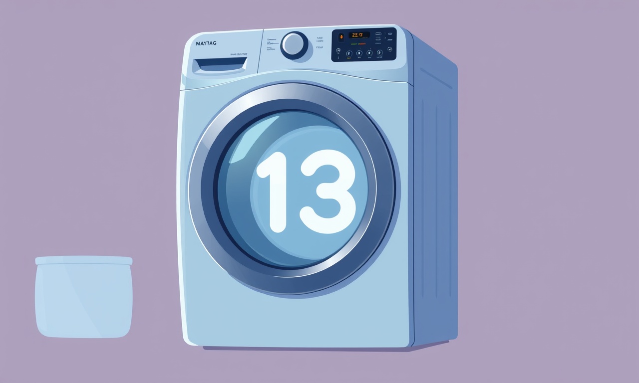 Maytag MHD90 Dryer Shows Error Code 13 on Start