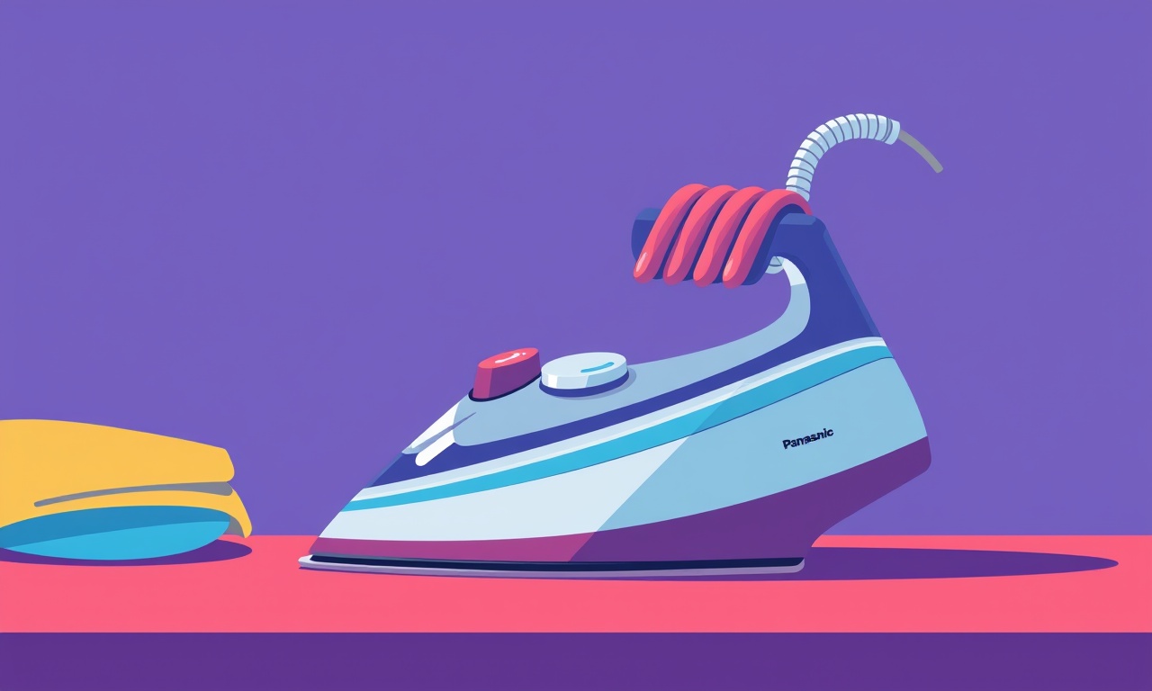 Panasonic VCP-1200 Steam Iron Auto Shutoff Reset Tutorial