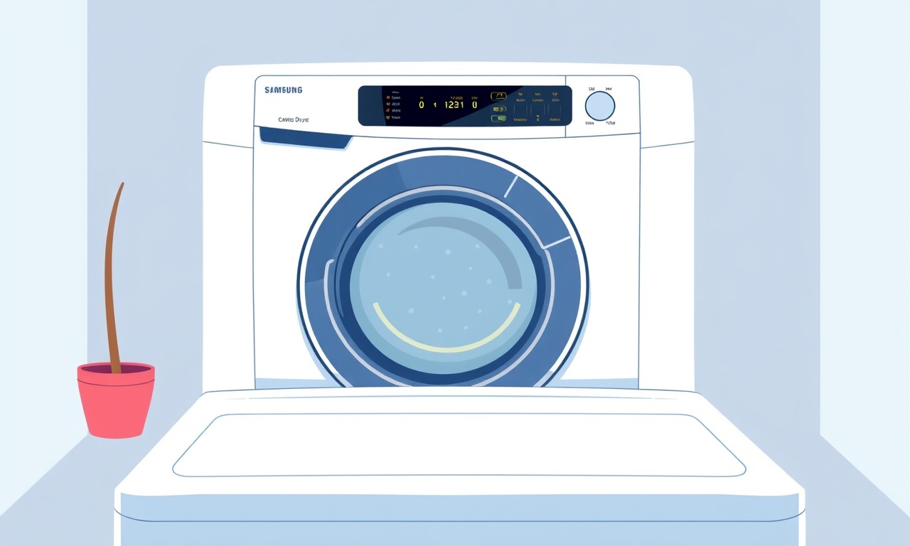 Samsung DWB60 Dryer Display Flickers Repair Instructions